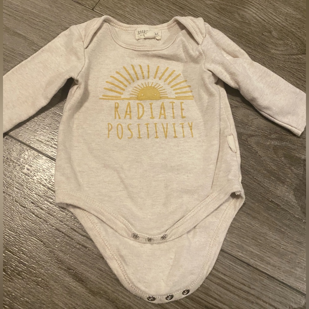 Radiate Positivity Cream Bodysuit